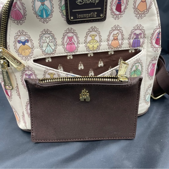 Loungefly Disney Princess Dresses Cream Backpack main image 2